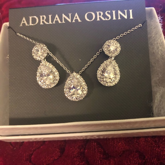 Adriana Orsini Crystal Necklace And 